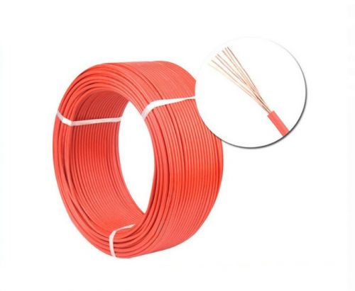 Кабель у силіконовій ізоляції 26AWG 7/0,16 (червоний) 1 метр