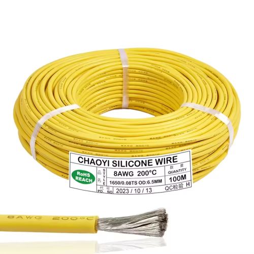 Кабель 22AWG soft 60x0, 08 жовтий 1 метр