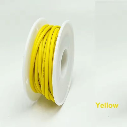 Кабель 14AWG soft 400x0,08 жовтий 1 метр