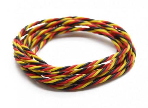 Сервокабель Dinogy 22 AWG зкручений (Futaba), 1 метр