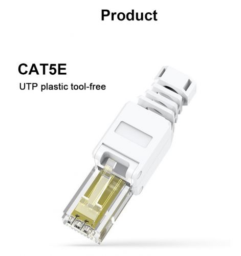 CAT5e Конектор RJ45 само збірний