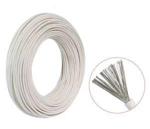 Кабель 22AWG soft 60x0,08 белый 1 метр