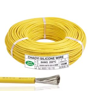 Кабель 22AWG soft 60x0,08 желтый 1 метр