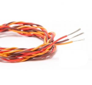 Сервокабель Dinogy 22 AWG скрученный (Futaba), 1 метр
