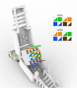 CAT5e Конектор RJ45 само збірний