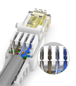 CAT5e Конектор RJ45 само збірний