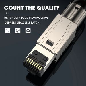 CAT6a Конектор RJ45 само збірний
