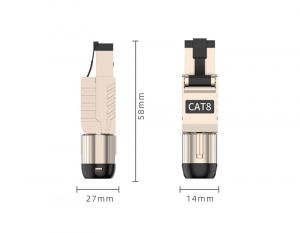 CAT8 Конектор RJ45 само збірний